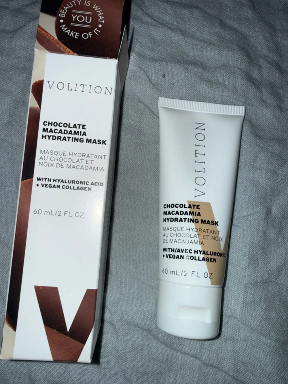 Volition chocolate macadamia hydrating mask NIB